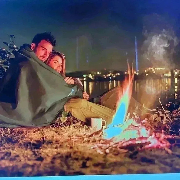 HEATWAVE Gray Portable Heated Throw Blanket with USB Charging   (Save $135.00) - Picture 3 of 11